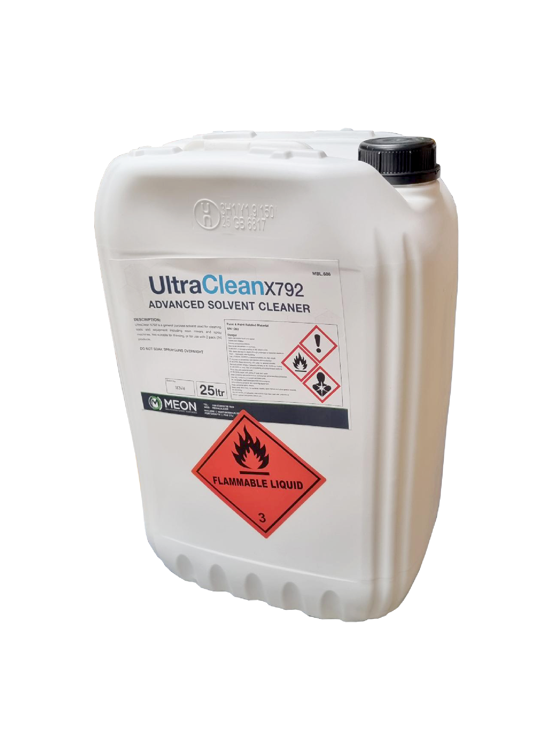 Spectrum UltraClean X792 Advanced Solvent Cleaner 25 litre – Meon-UK