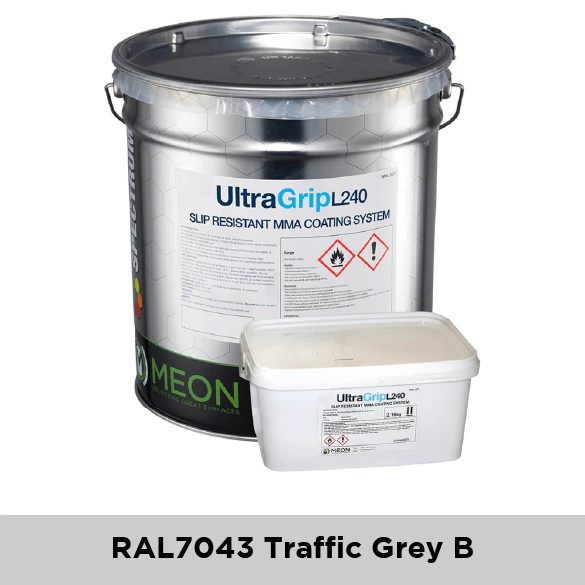 Spectrum UltraGrip L240 MMA Hard Wearing Surface Coating Traffic Grey 20kg