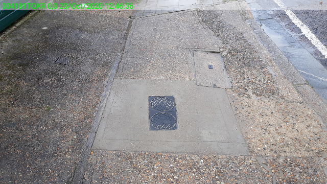 HardMaster W672 Concrete Surface Repair around utility hole