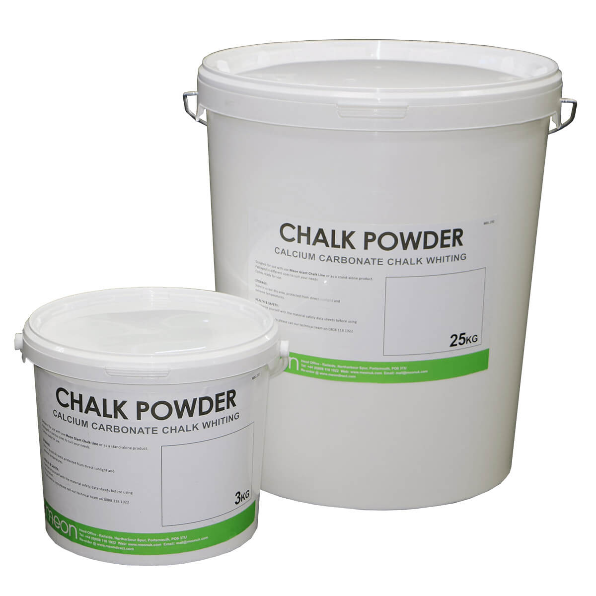 Chalk from Belgium, powder Fillers & Building Materials