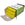 Meon's yellow road marking crayons