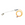 Gas torch kit single head 600mm lance with 5m rubber hose and regulator