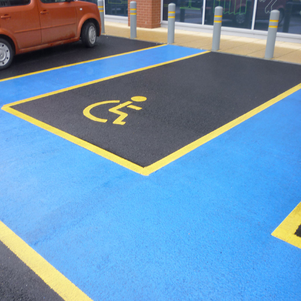 Proven Durability with 8 Year Old Cold-Applied MMA Car Park Line Markings