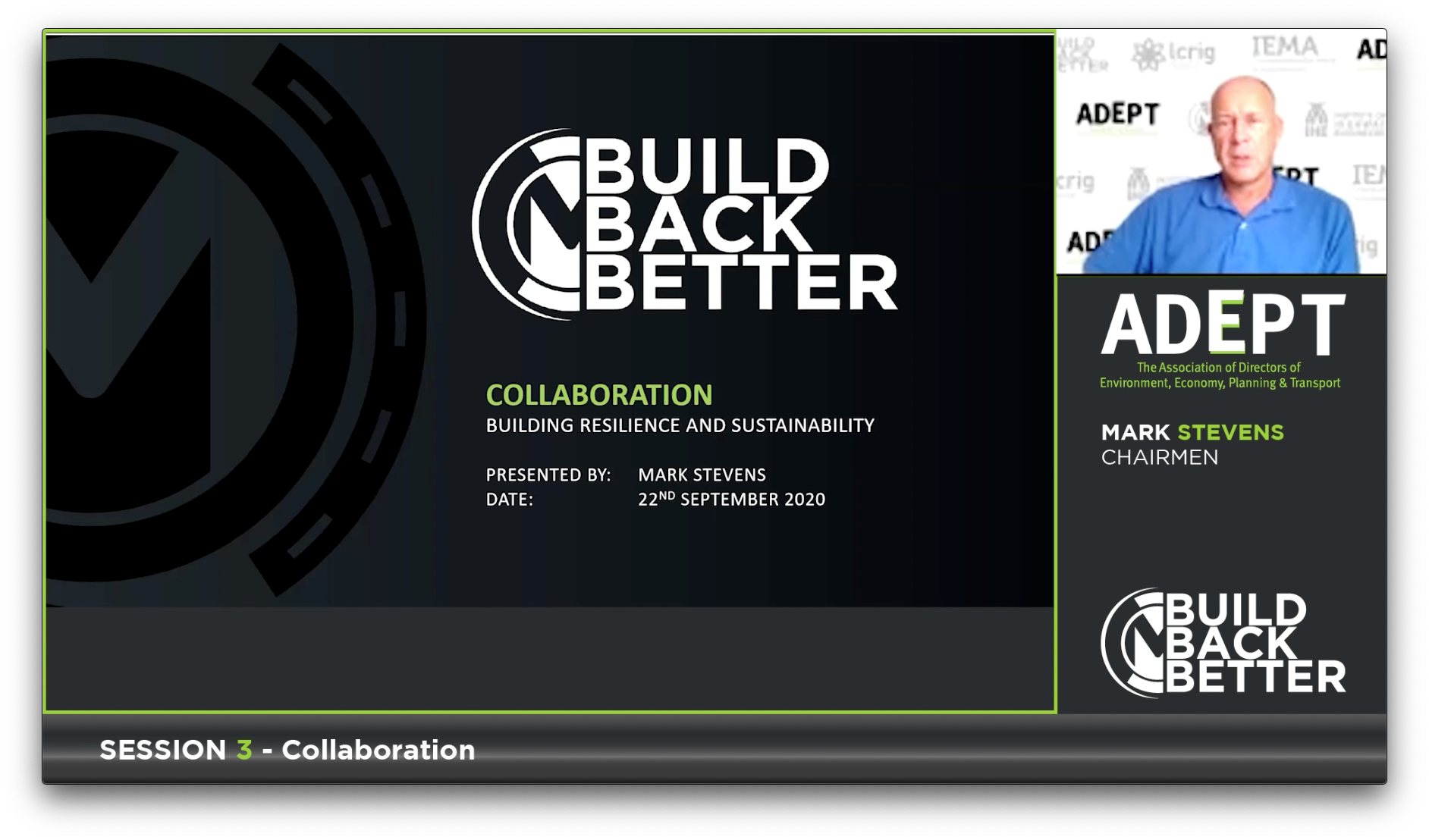 Build Back Better E-Conference Session 3: Collaboration – Meon-UK