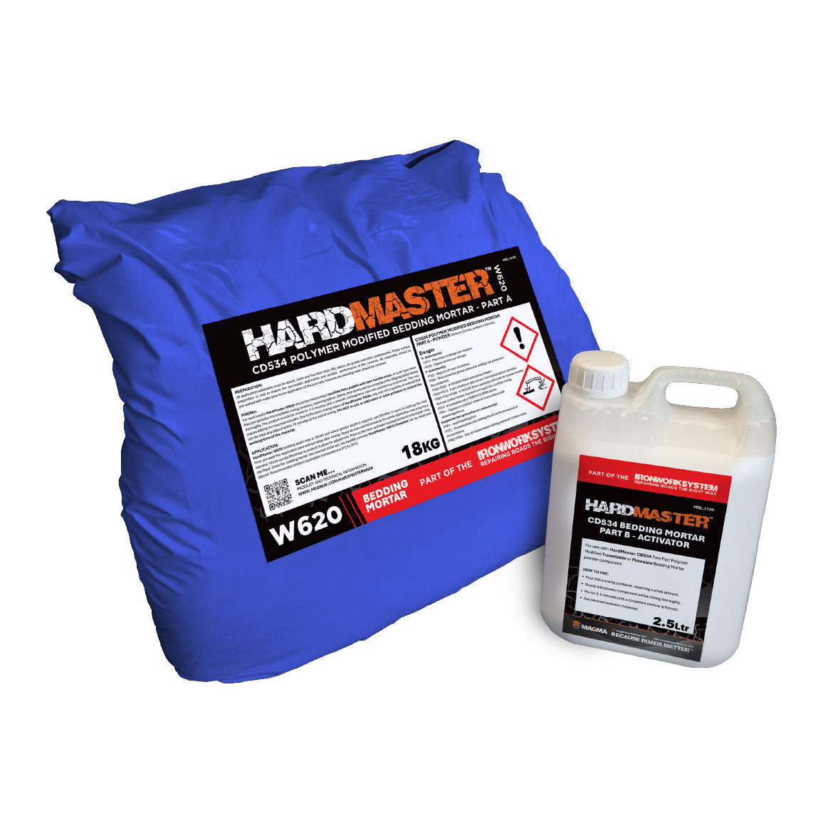Magma HardMaster W620 CD534 Polymer Modified Bedding Mortar
