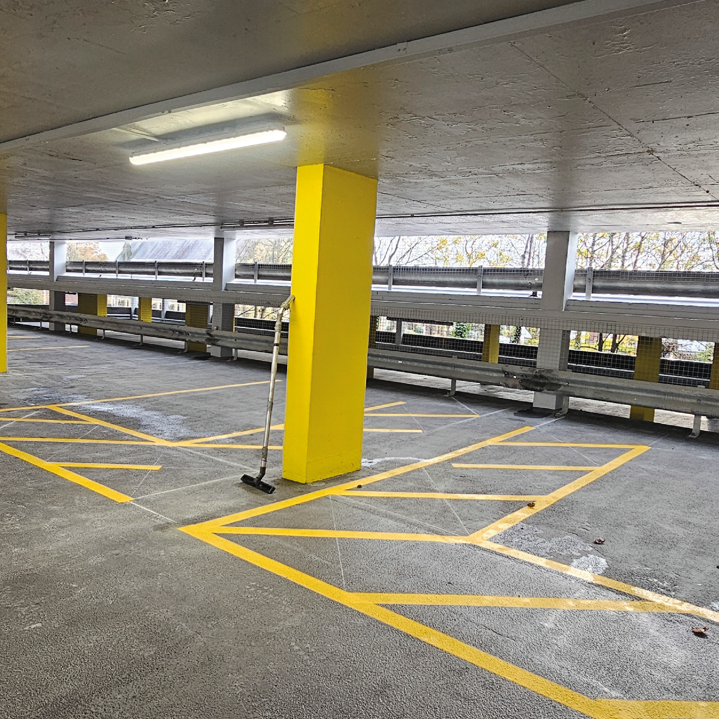 TrafficLine X410 used for carpark line markings