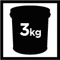 Bucket 3kg icon